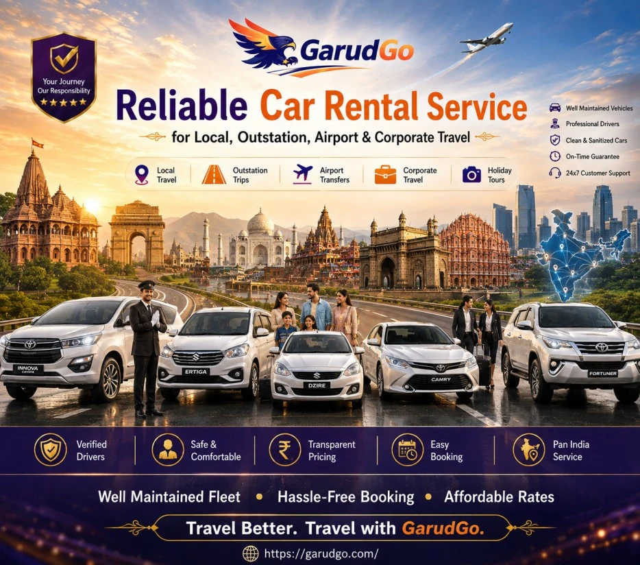 Reliable Car Rental Service for Local, Outstation, Airport & Corporate Travel