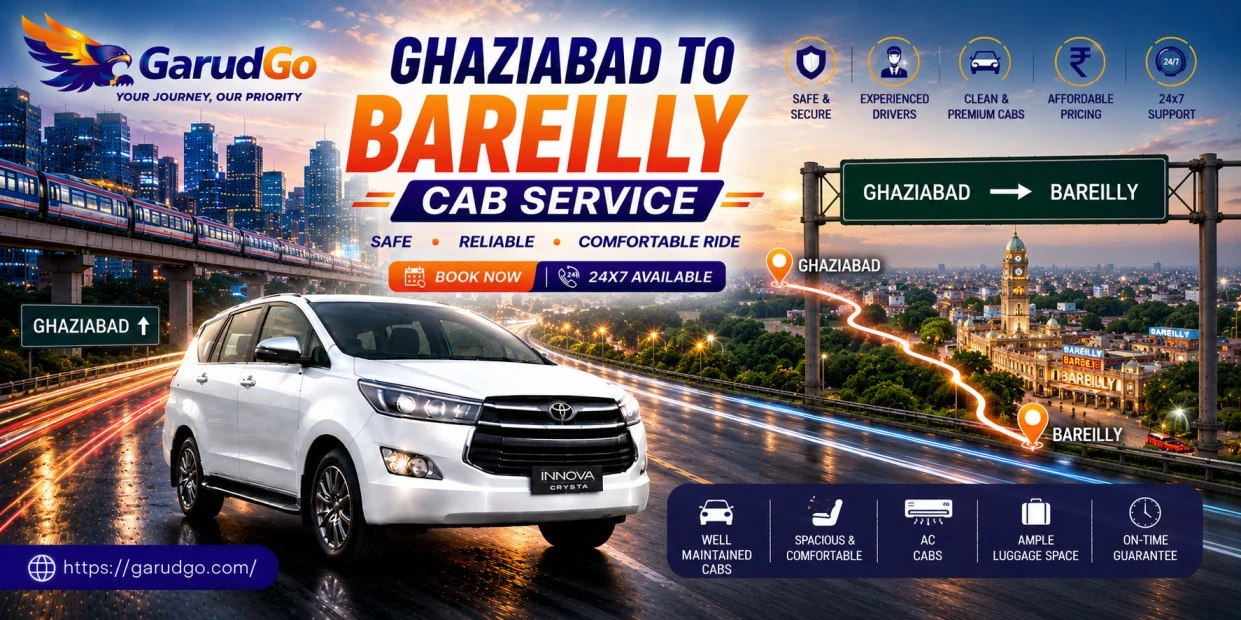 Ghaziabad to Bareilly Cab Service