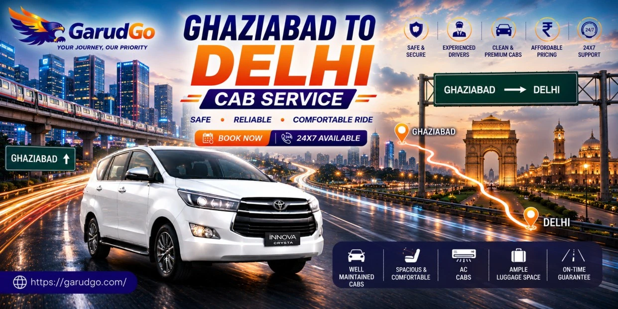 Ghaziabad to Delhi Cab Service