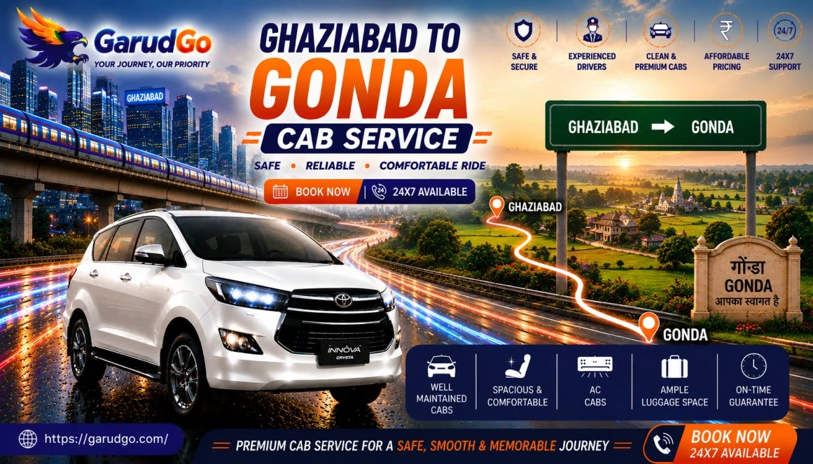 Ghaziabad to Gonda Cab Service