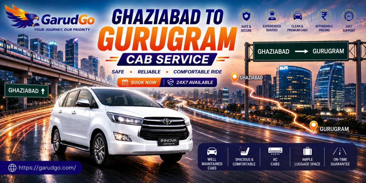 Ghaziabad to Gurugram Cab Service