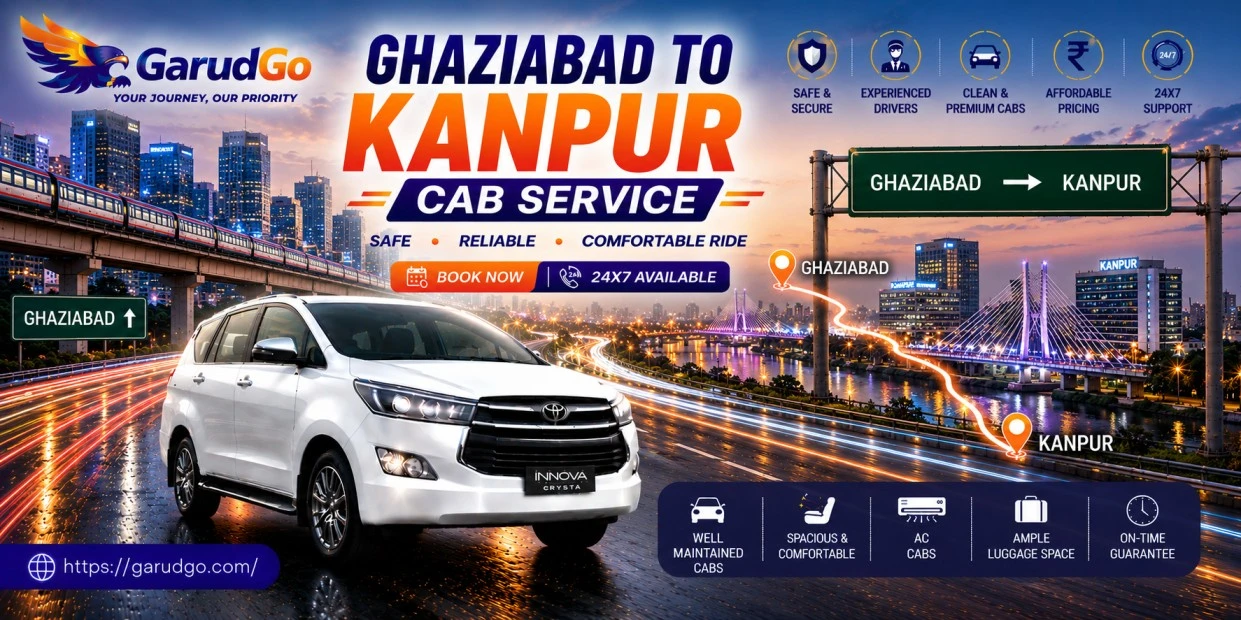 Ghaziabad to Kanpur Cab Service