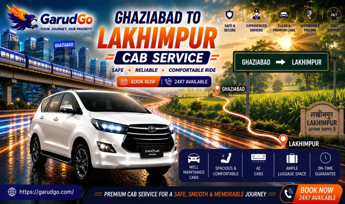 Ghaziabad to Lakhimpur Cab Service