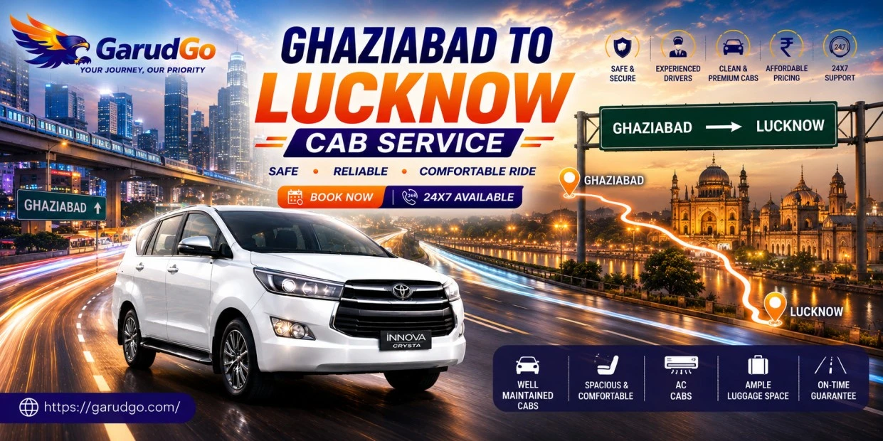 Ghaziabad to Lucknow Cab Service