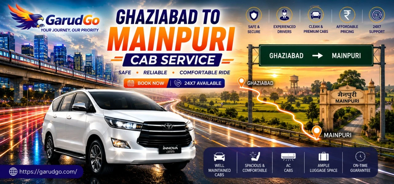 Ghaziabad to Mainpuri Cab Service