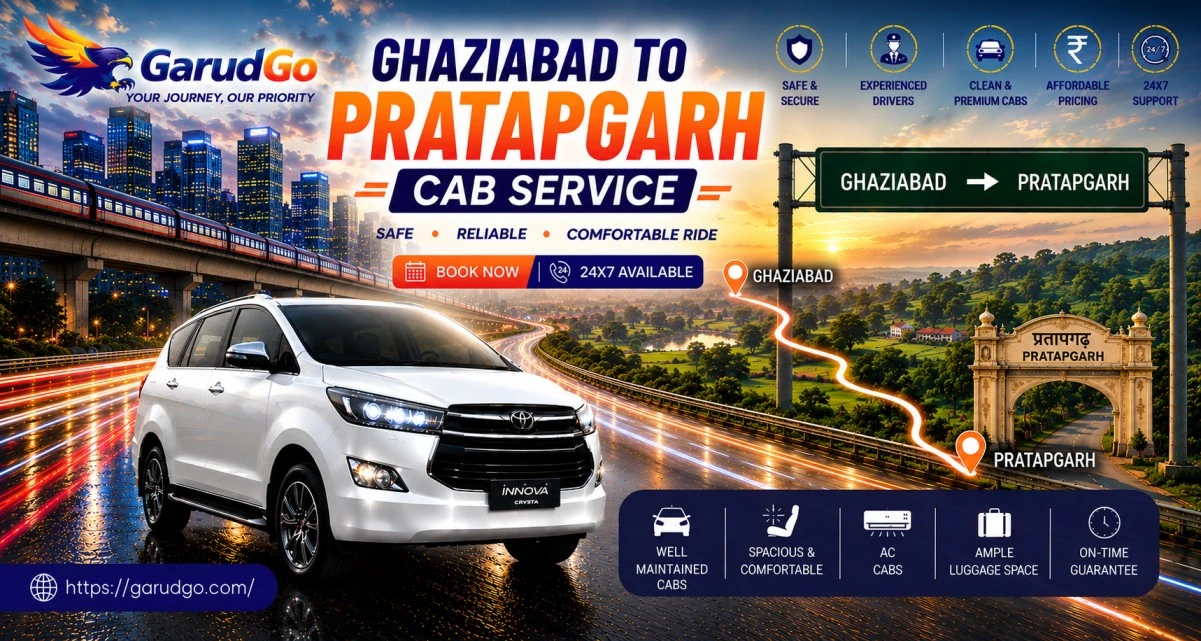 Ghaziabad to Pratapgarh Cab Service