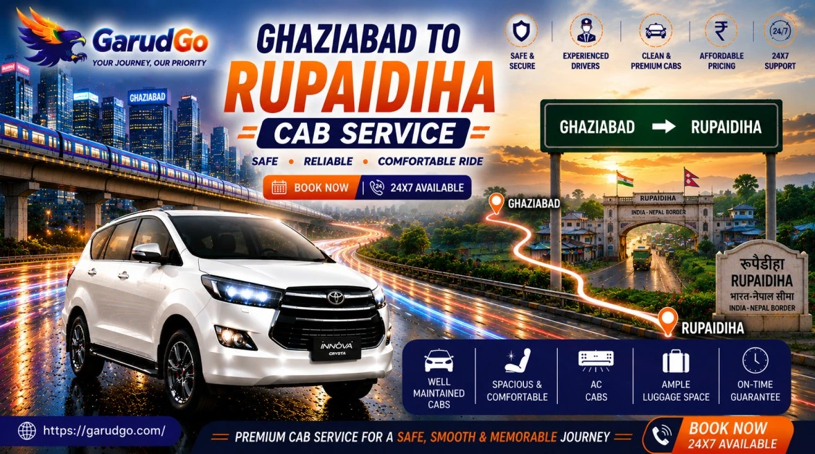 Ghaziabad to Rupaidiha Cab Service