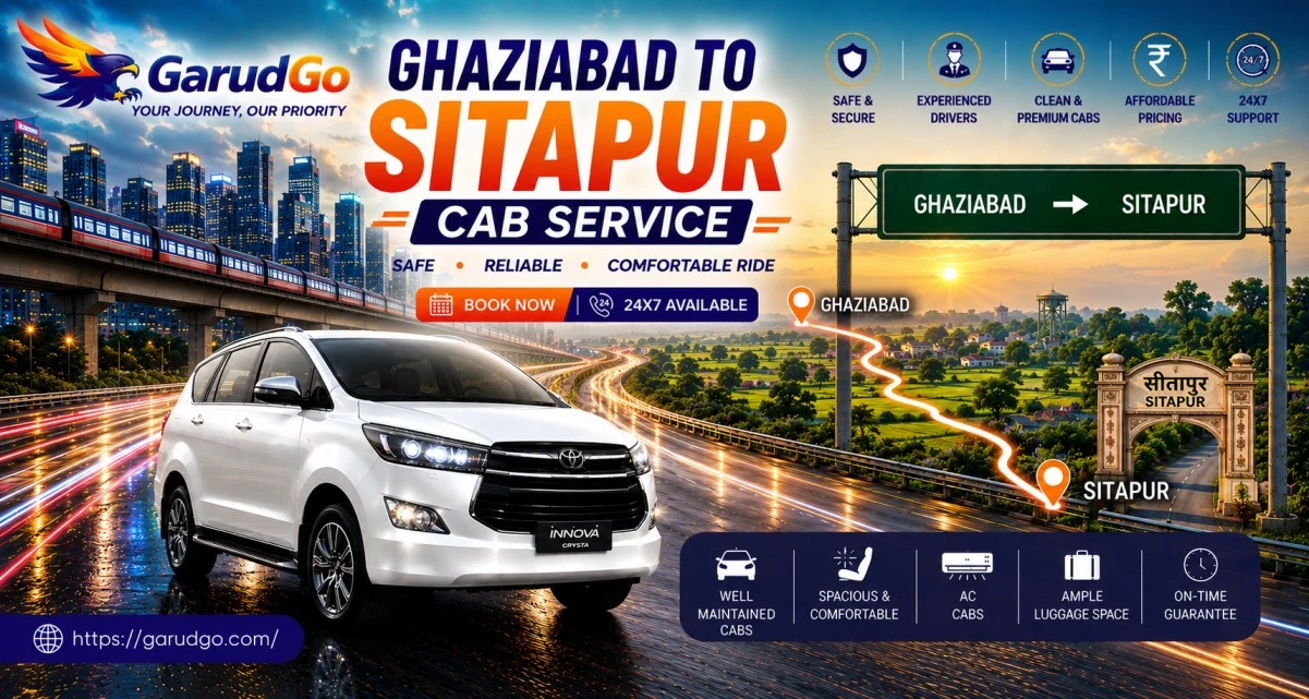 Ghaziabad to Sitapur Cab Service
