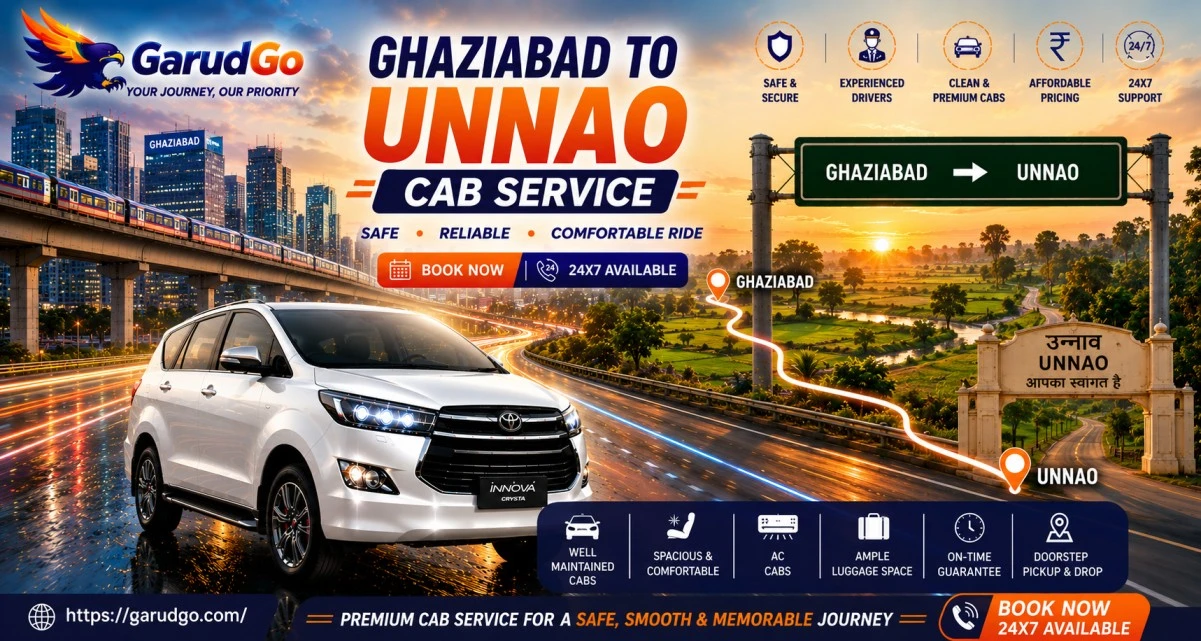 Ghaziabad to Unnao Cab Service