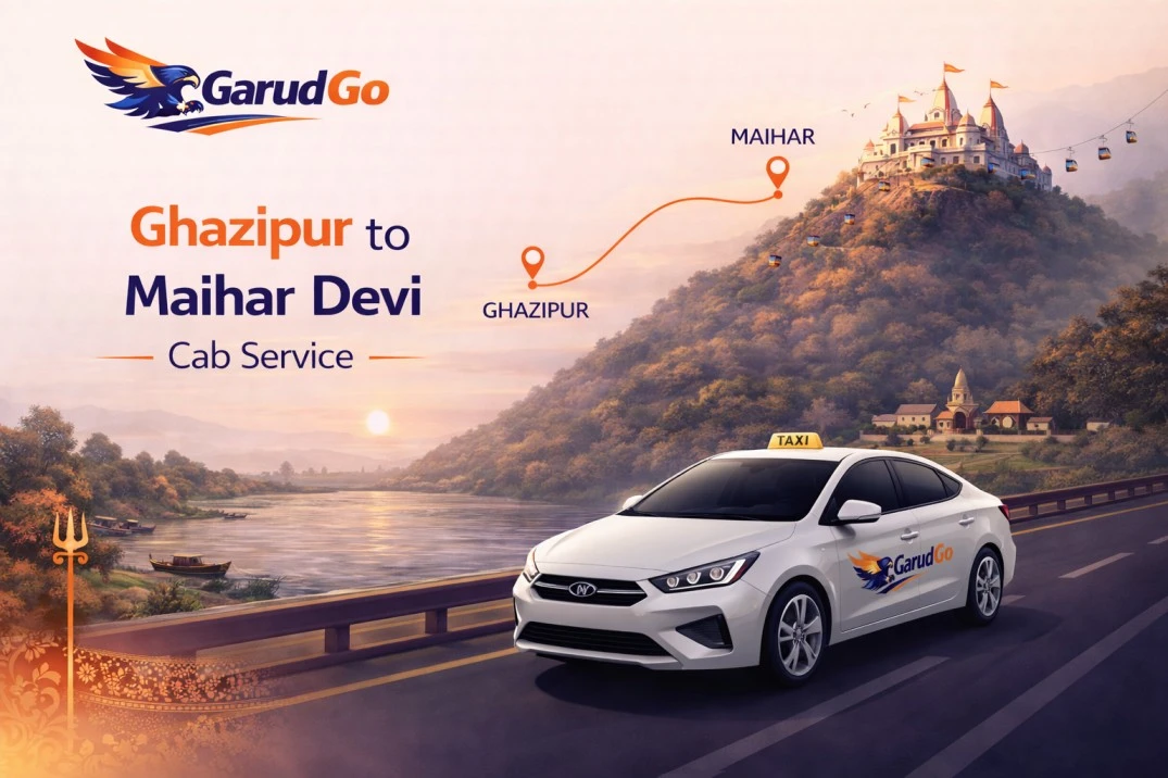 Ghazipur to Maihar Devi Cab Service