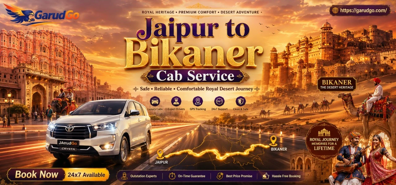 Jaipur to Bikaner Cab Service