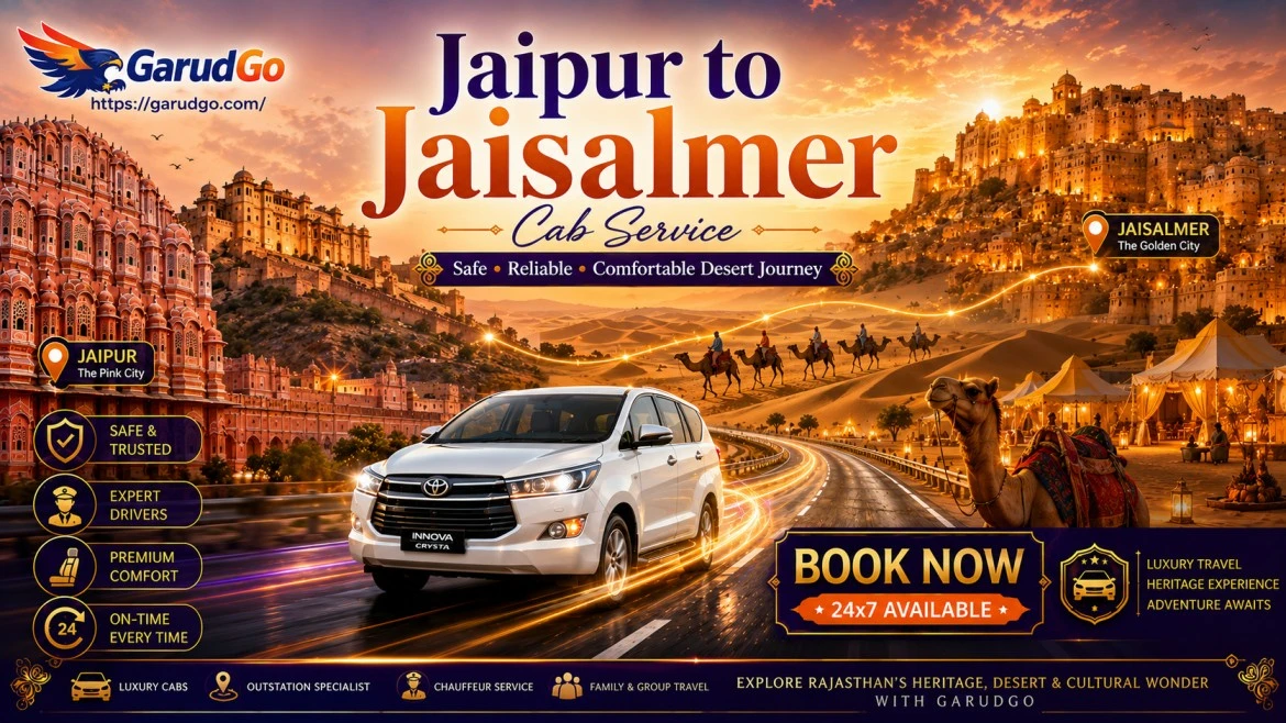 Jaipur to Jaisalmer Cab Service