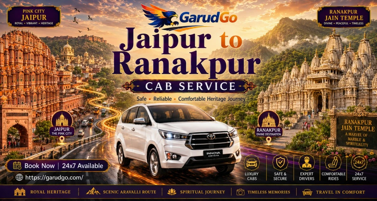 Jaipur to Ranakpur Cab Service
