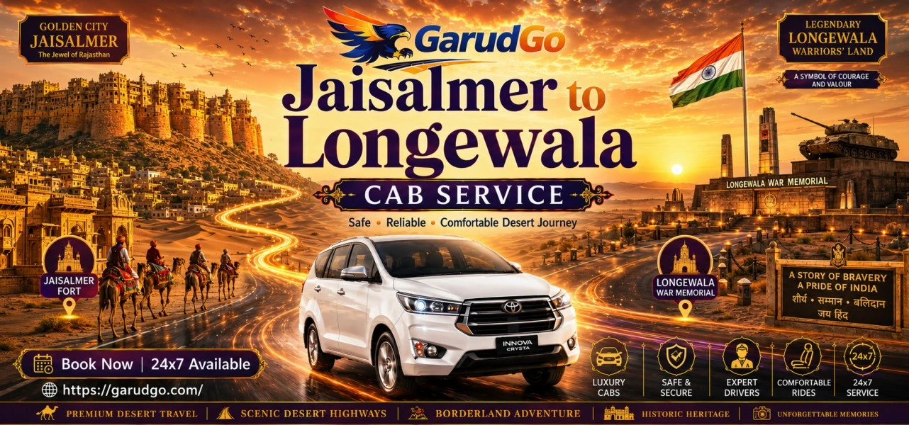 Jaisalmer to Longewala Cab Service