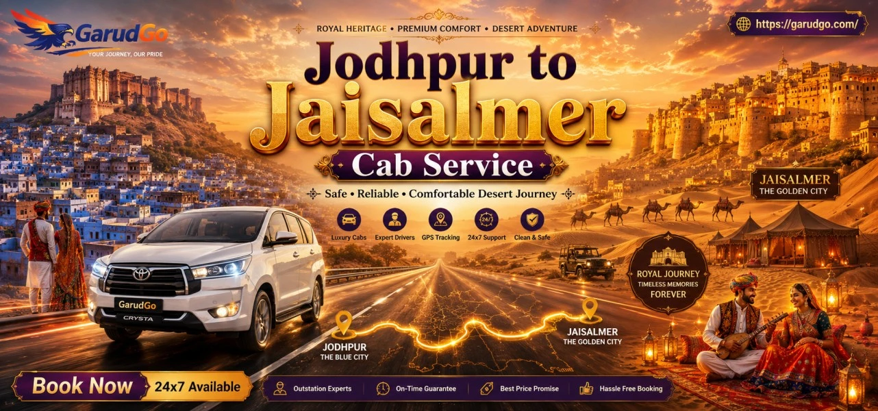 Jodhpur to Jaisalmer Cab Service