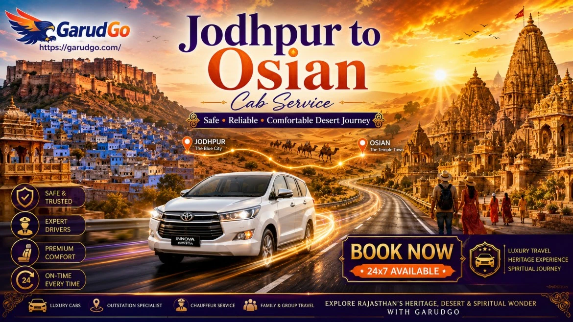 Jodhpur to Osian Cab Service