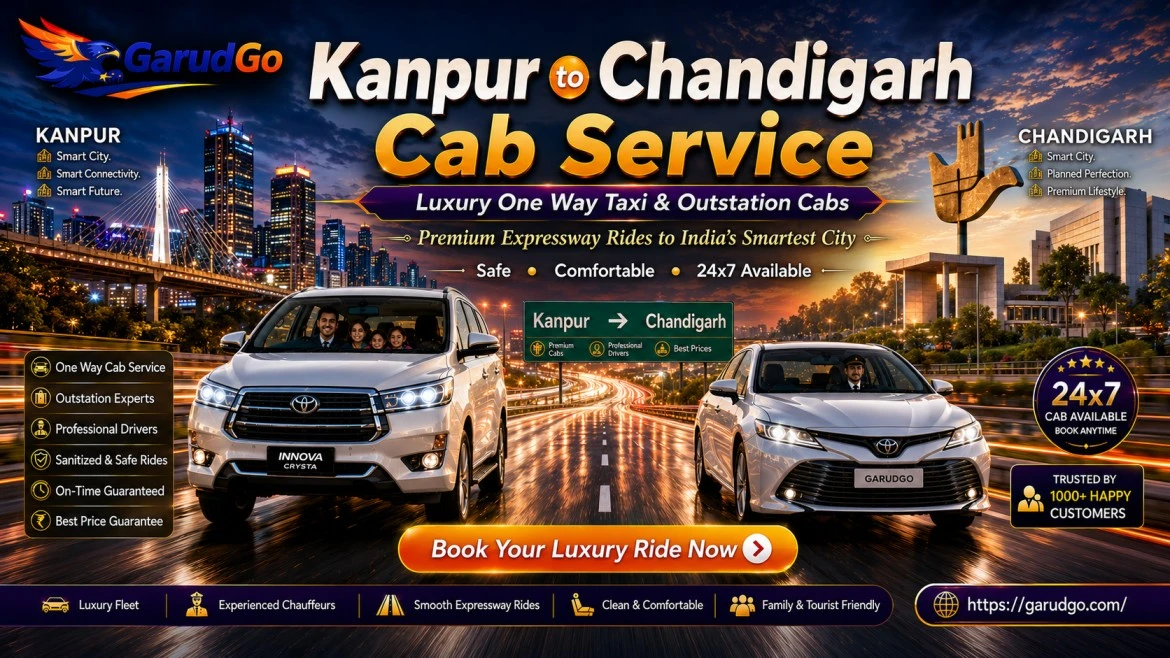 Kanpur to Chandigarh Cab Service