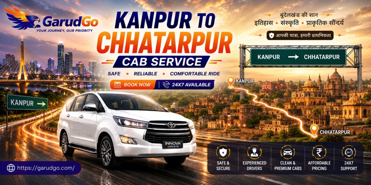 Kanpur to Chhatarpur Cab Service