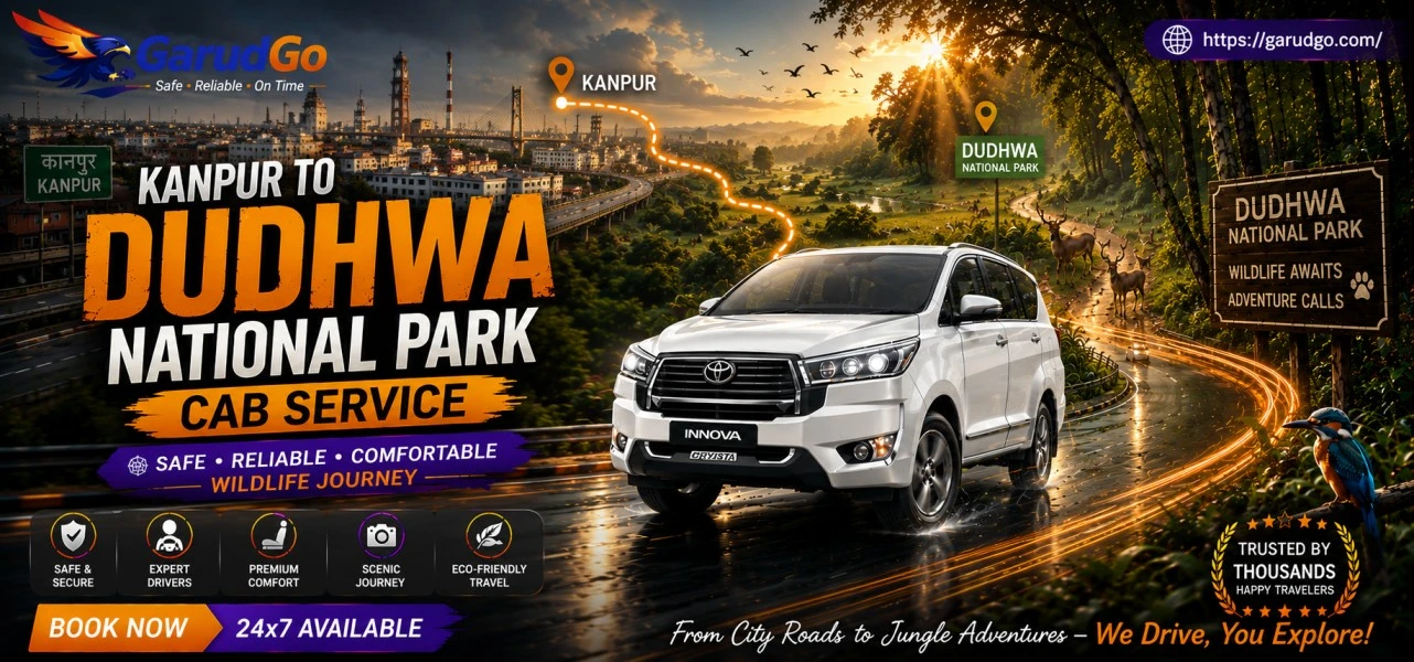 Kanpur to Dudhwa National Park Cab Service