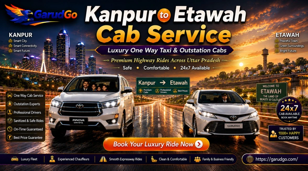 Kanpur to Etawah Cab Service