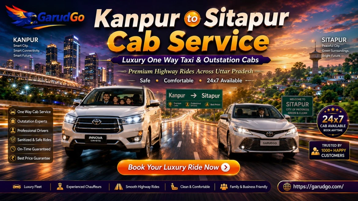 Kanpur to Sitapur Cab Service