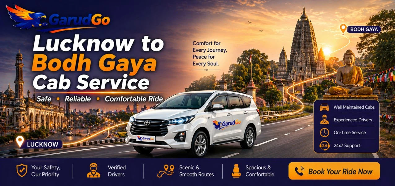 Lucknow to Bodh Gaya Cab Service