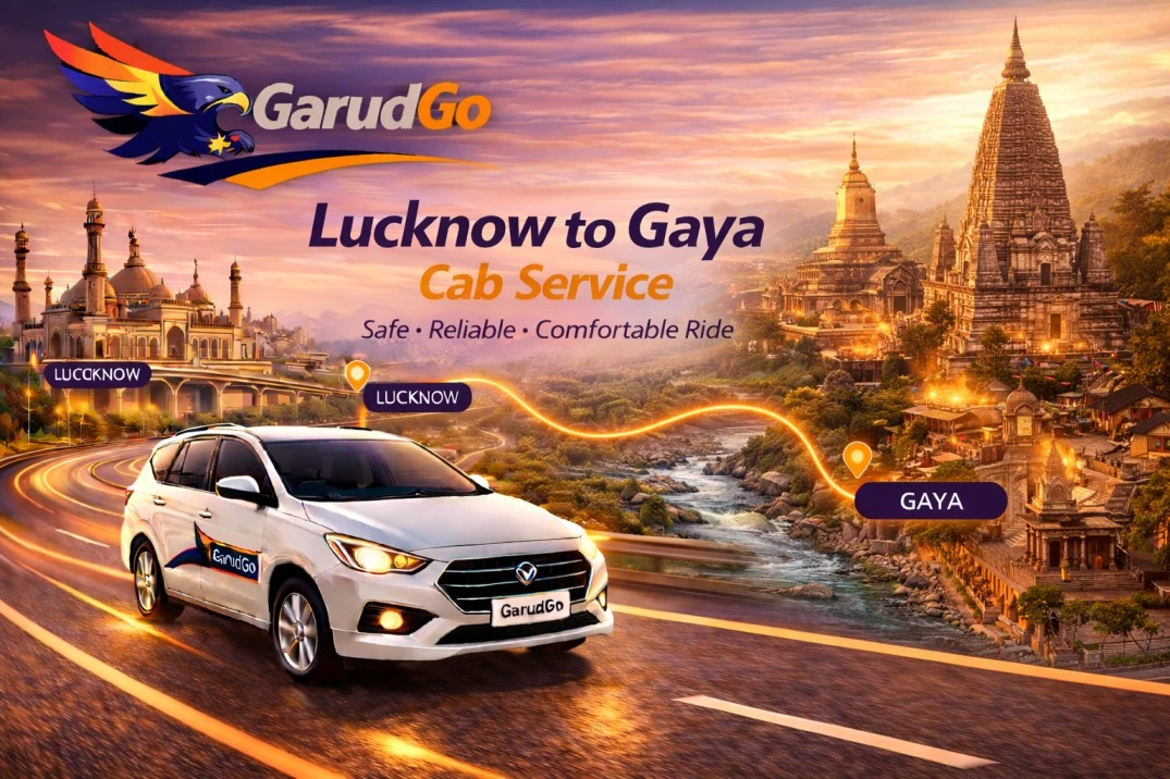 Lucknow to Gaya Cab Service