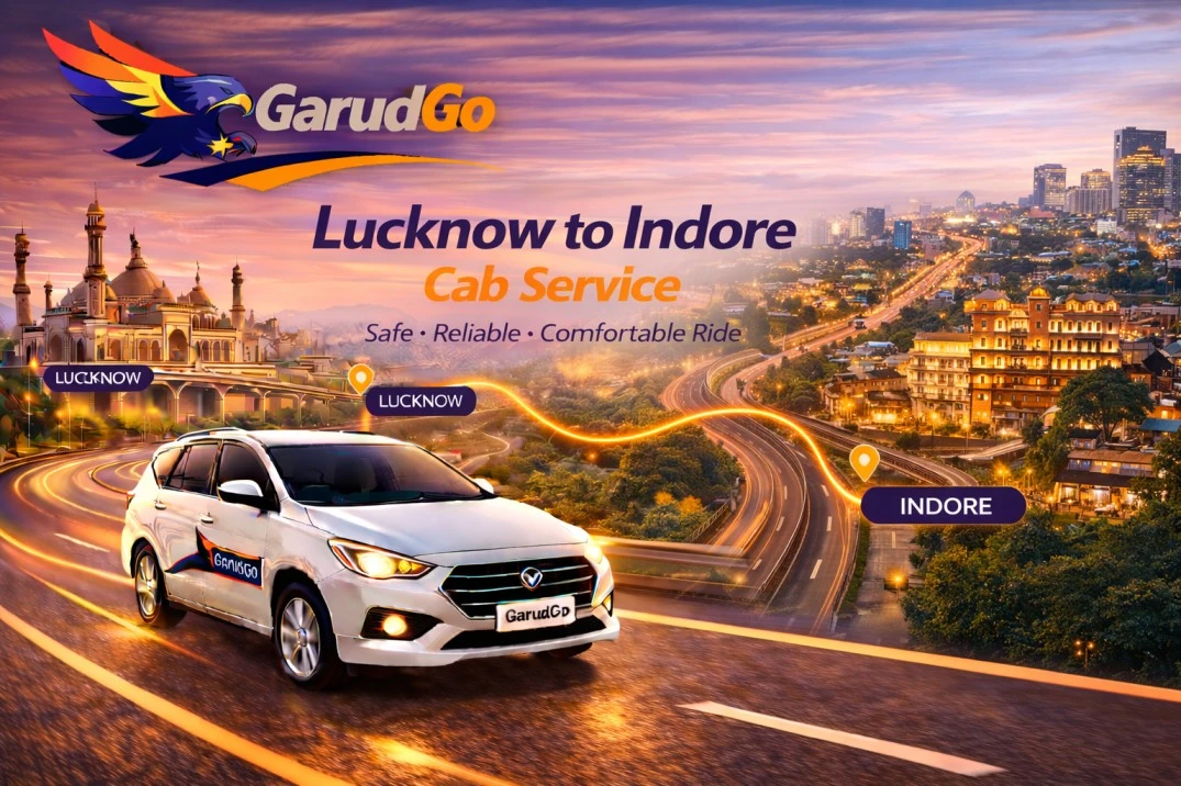 Lucknow to Indore Cab Service