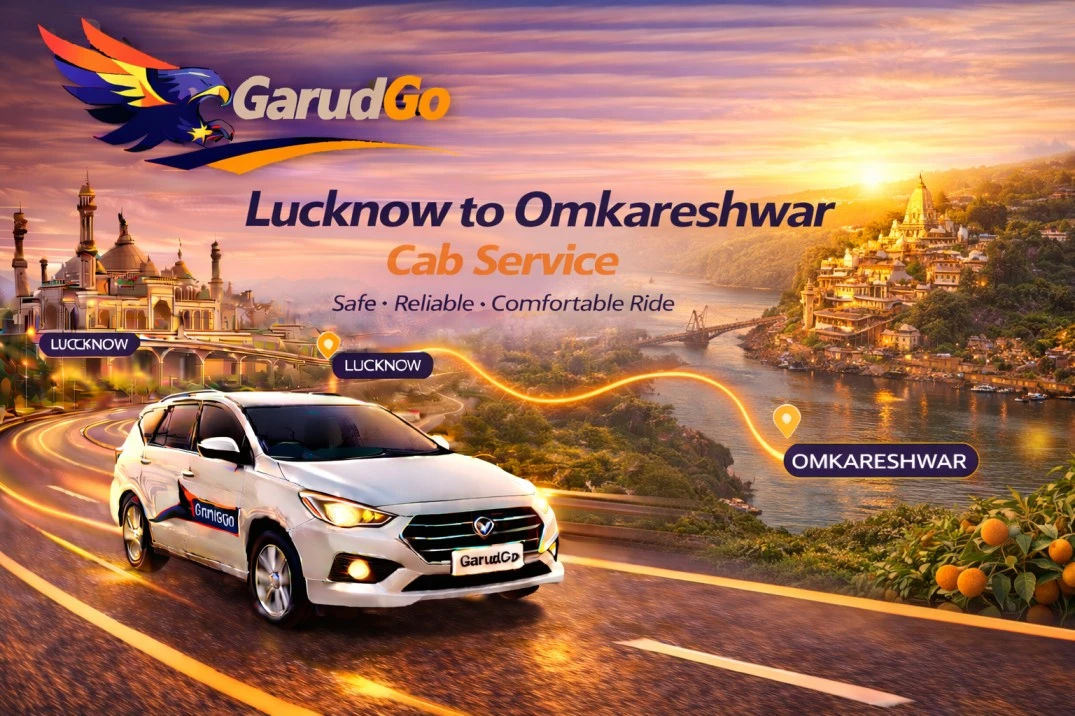 Lucknow to Omkareshwar Cab Service