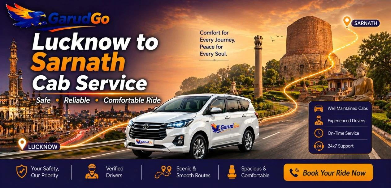 Lucknow to Sarnath Cab Service