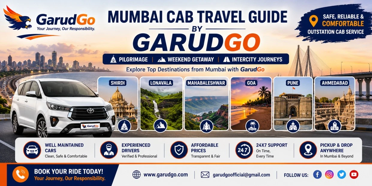Mumbai Cab Travel Guide by GarudGo: Pilgrimage, Weekend & Intercity Journeys