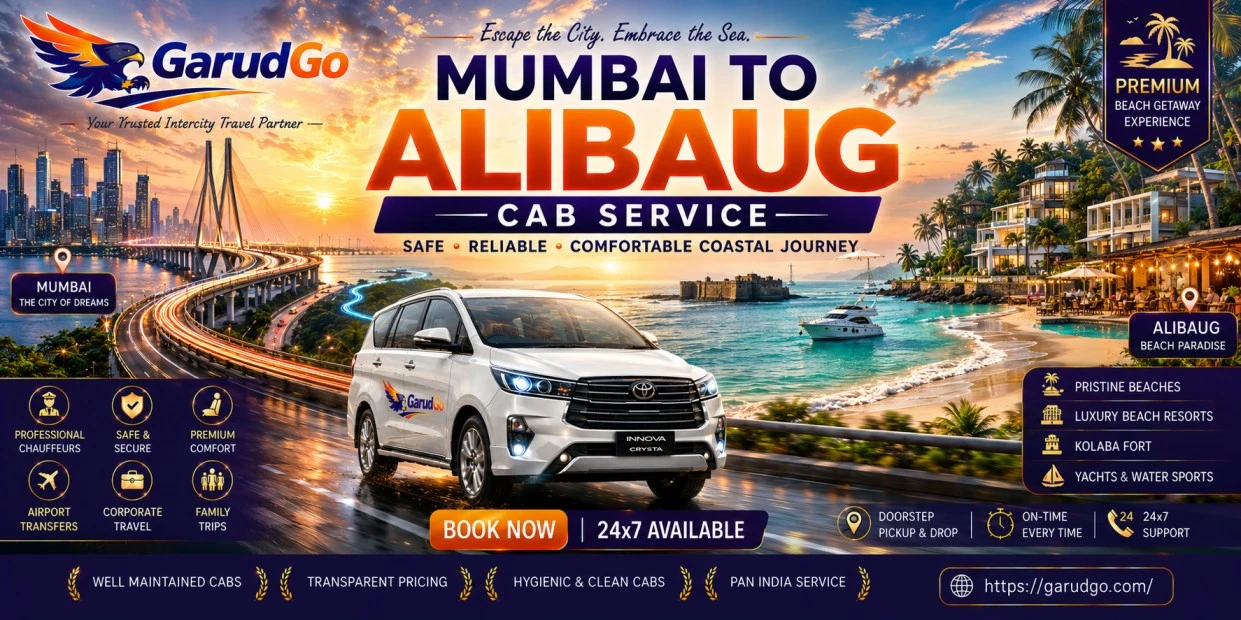 Mumbai to Alibaug Cab Service
