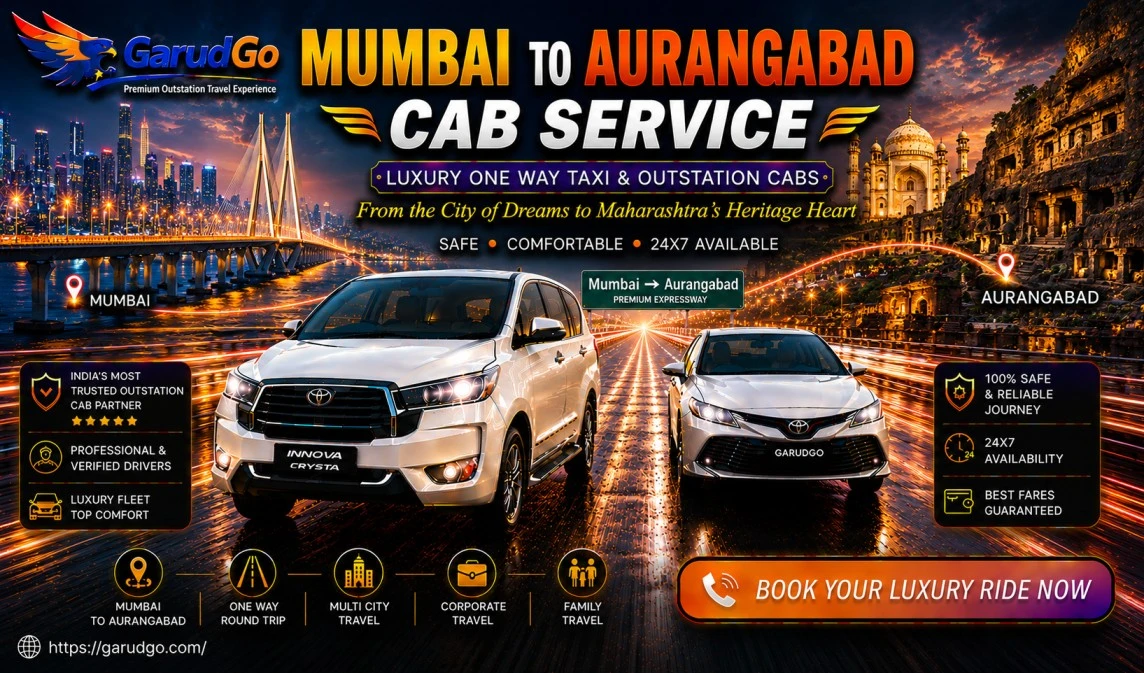 Mumbai to Aurangabad Cab Service