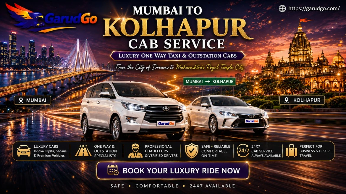 Mumbai to Kolhapur Cab Service