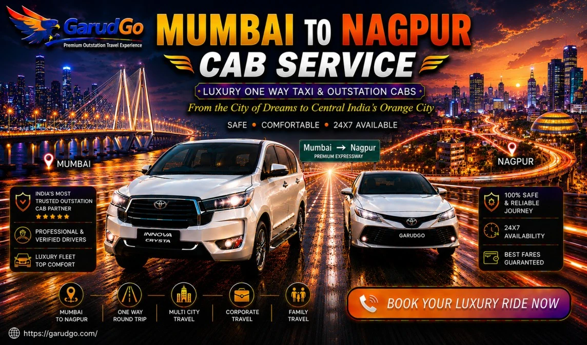 Mumbai to Nagpur Cab Service