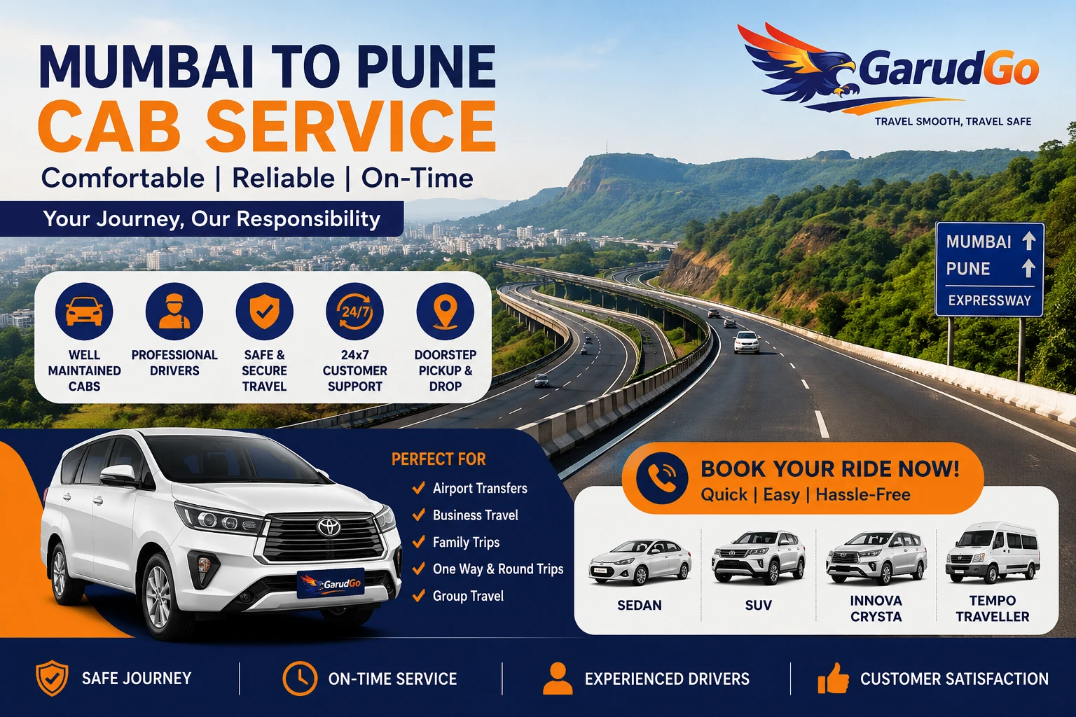 Mumbai to Pune Cab Service