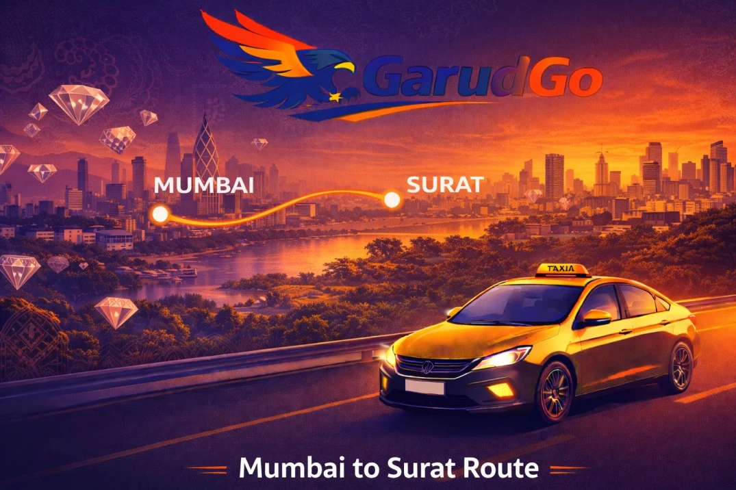Mumbai to Surat Cab Service