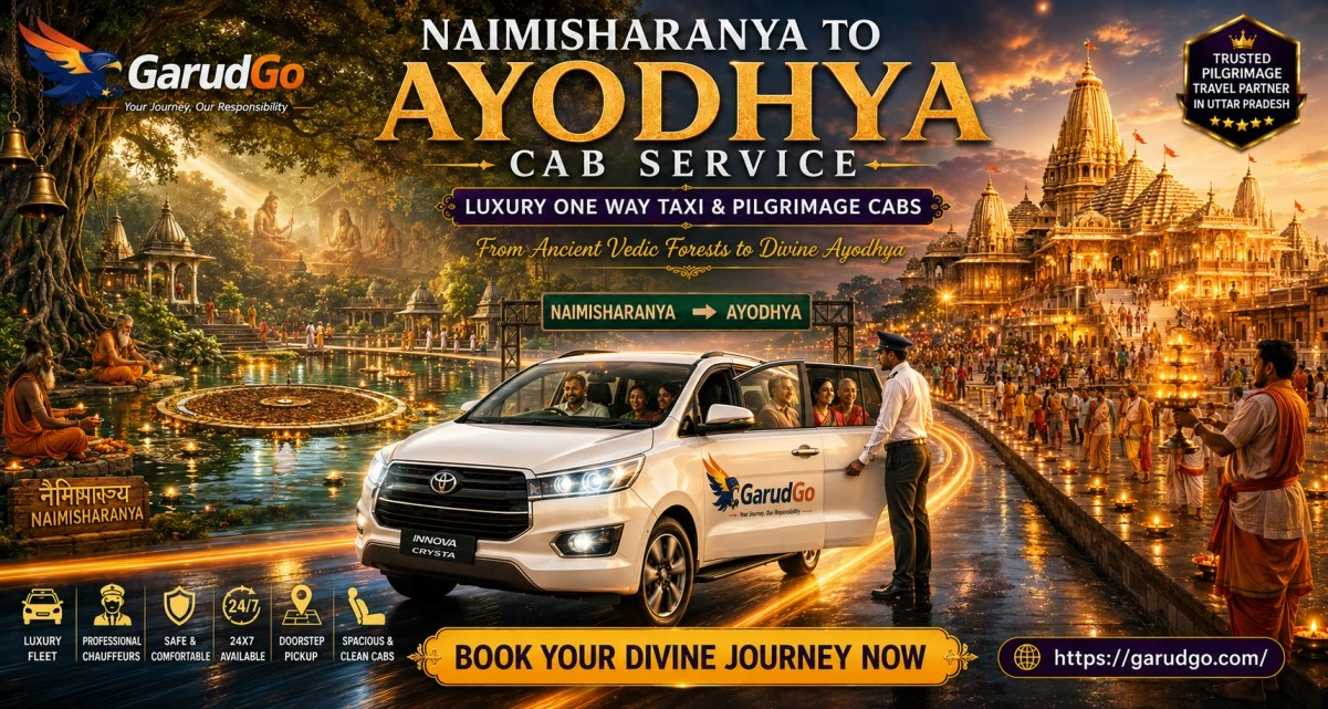 Naimisharanya to Ayodhya Cab Service
