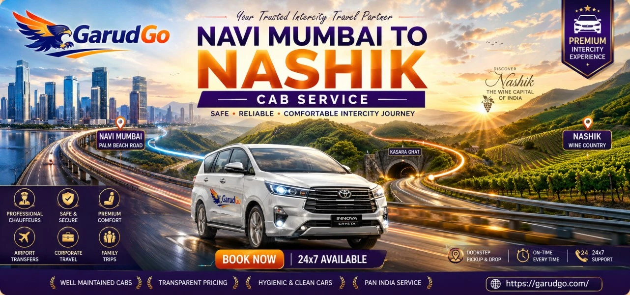 Navi Mumbai to Nashik Cab Service