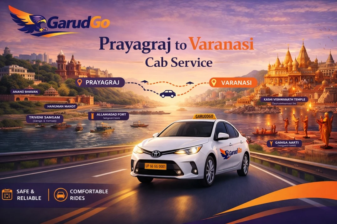 Prayagraj to Varanasi Cab Service