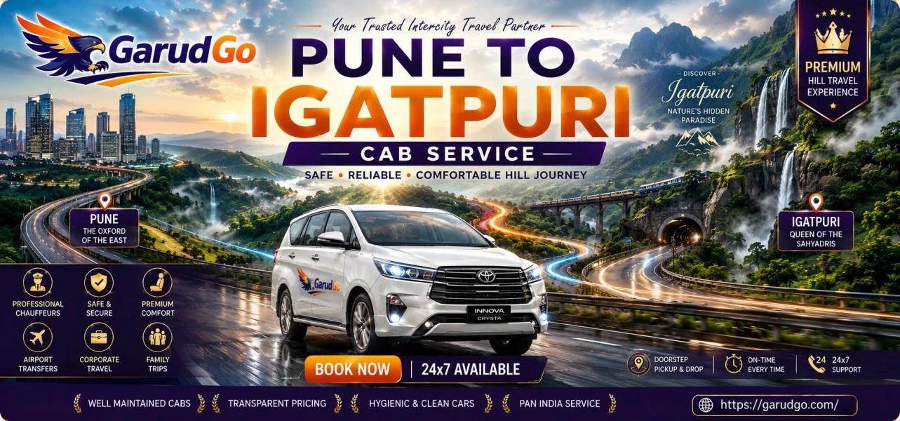 Pune to Igatpuri Cab Service