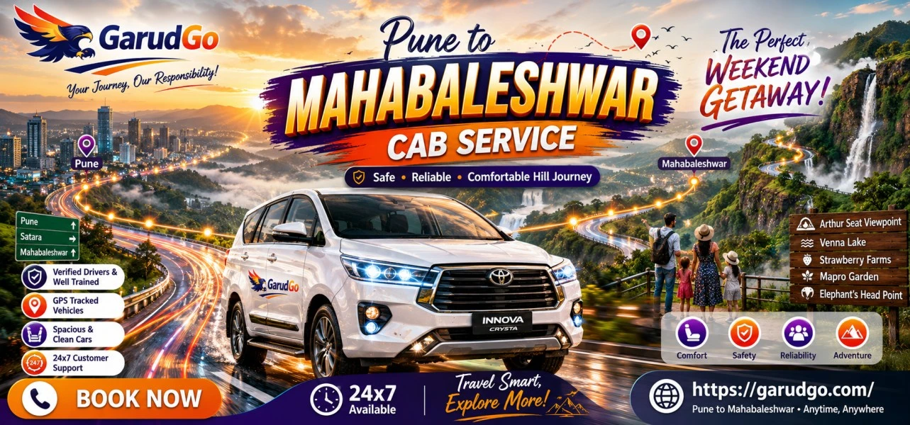 Pune to Mahabaleshwar Cab Service
