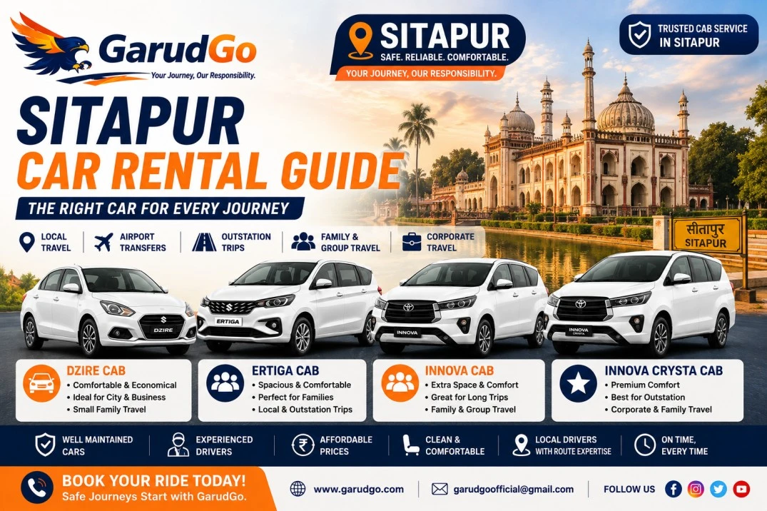 Sitapur Car Rental Guide: Choose the Right Cab for Your Journey