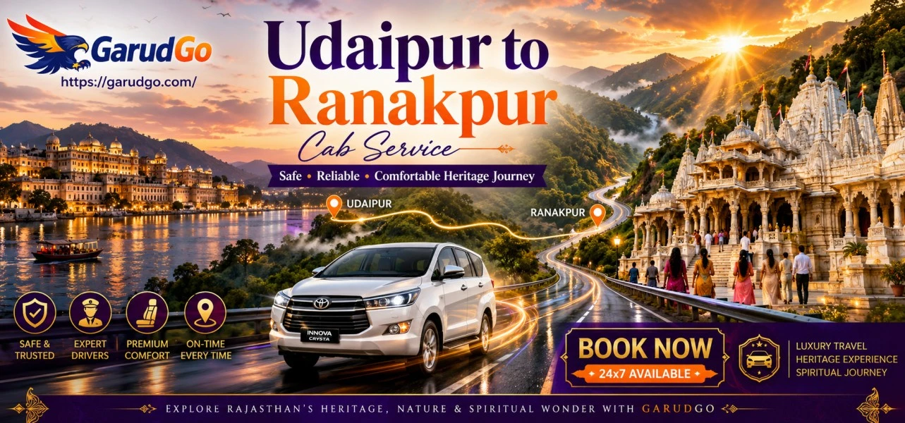 Udaipur to Ranakpur Cab Service