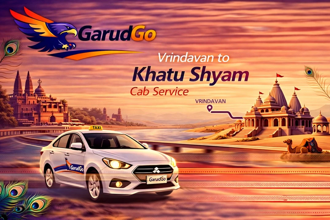 Vrindavan to Khatu Shyam Cab Service