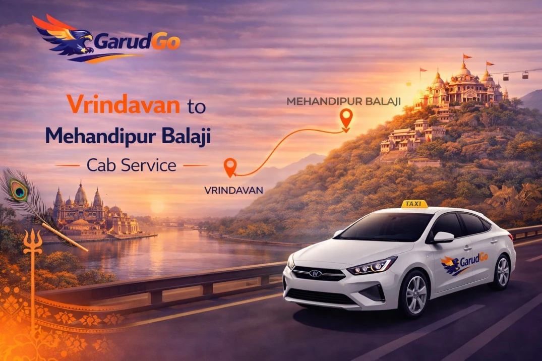Vrindavan to Mehandipur Balaji Cab Service